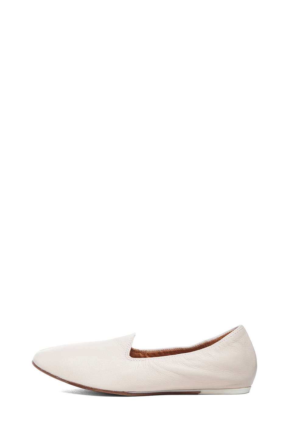 Image 1 of Lanvin Goatskin Loafers in White