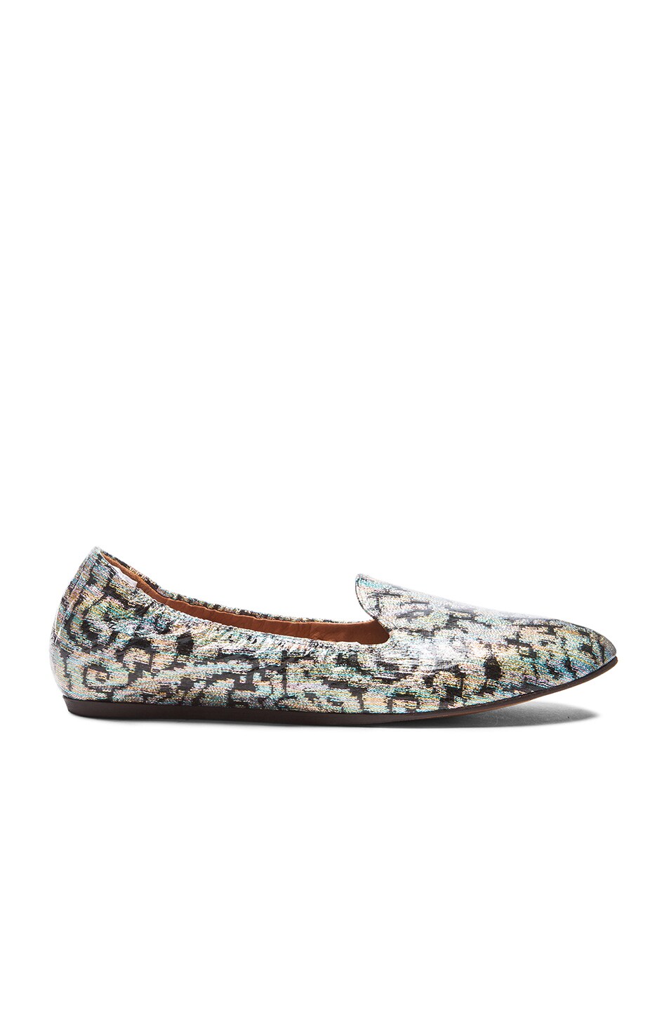 Image 1 of Lanvin Brocade Coated Fabric Slippers in Multi