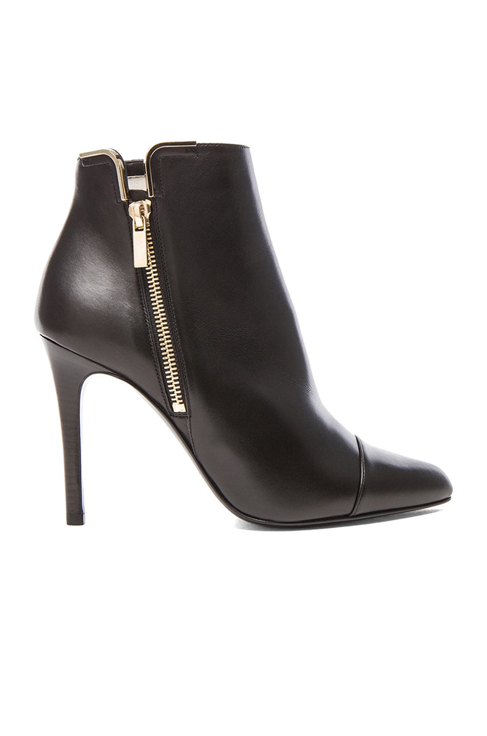 Lanvin Leather Ankle Boots in Black | FWRD
