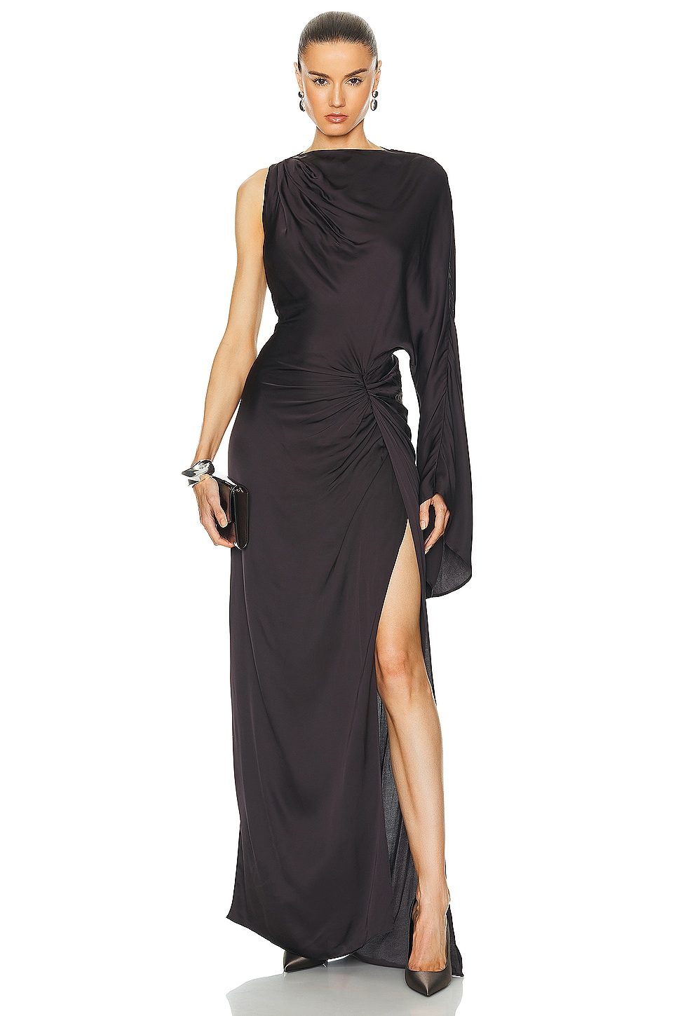 Image 1 of L'Academie by Marianna Cassia Gown in Dark Brown
