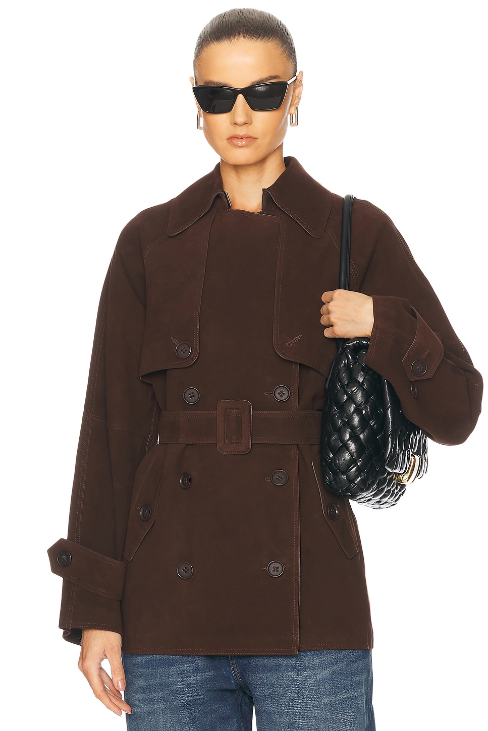 L'Academie by Marianna Elae Suede Jacket