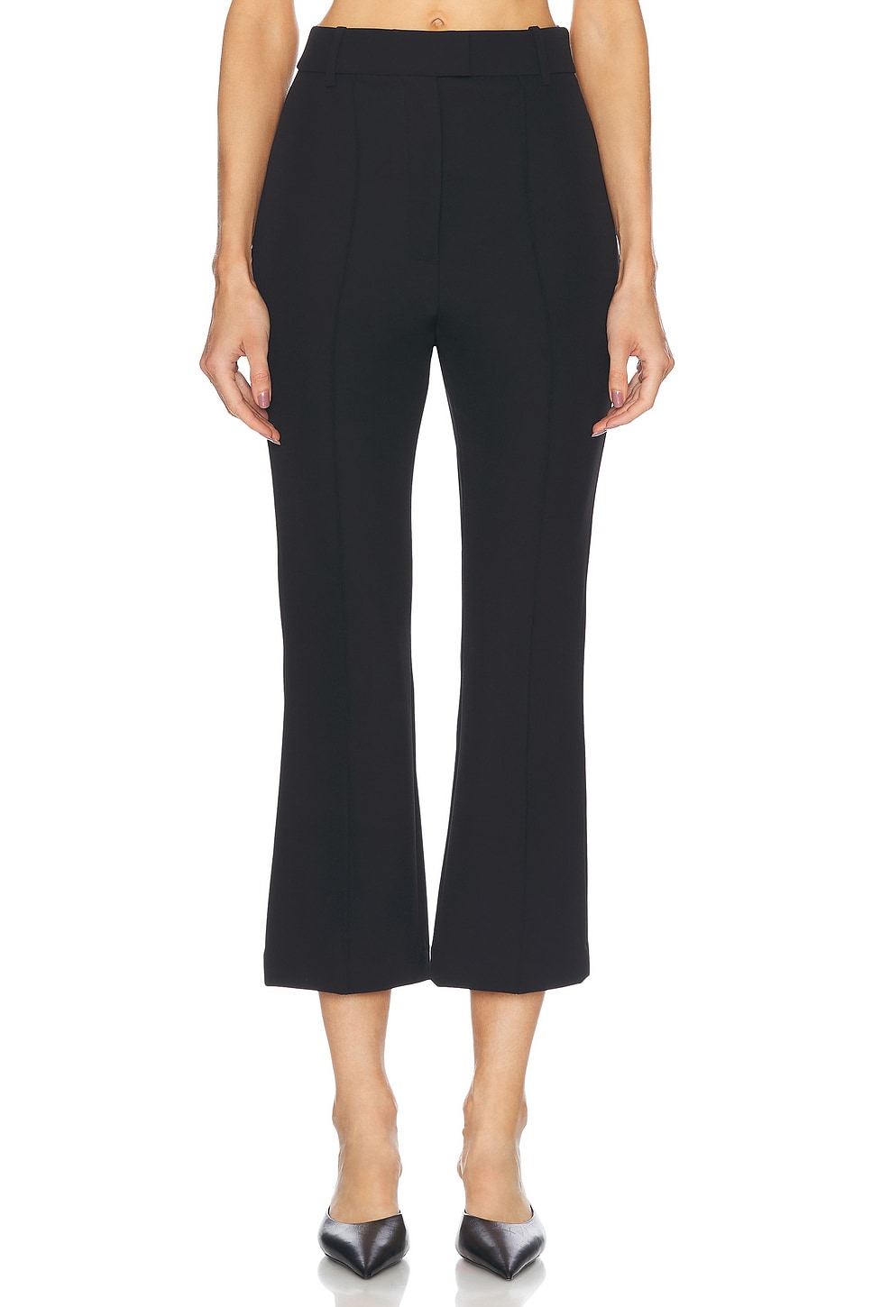 Shop L'academie By Marianna Sidney Crop Pant In Black