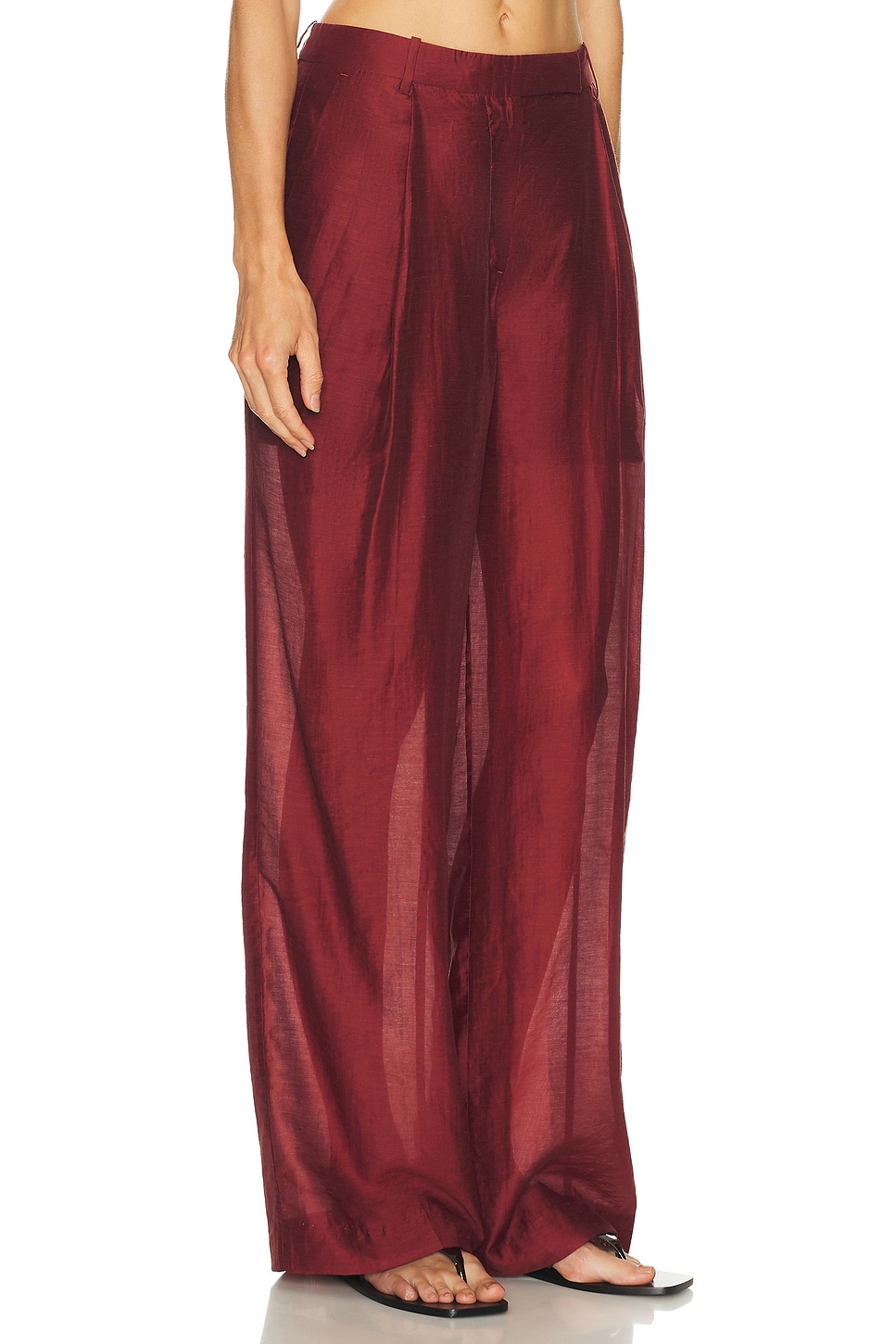 L'academie By Marianna Liya Pant In Burgundy