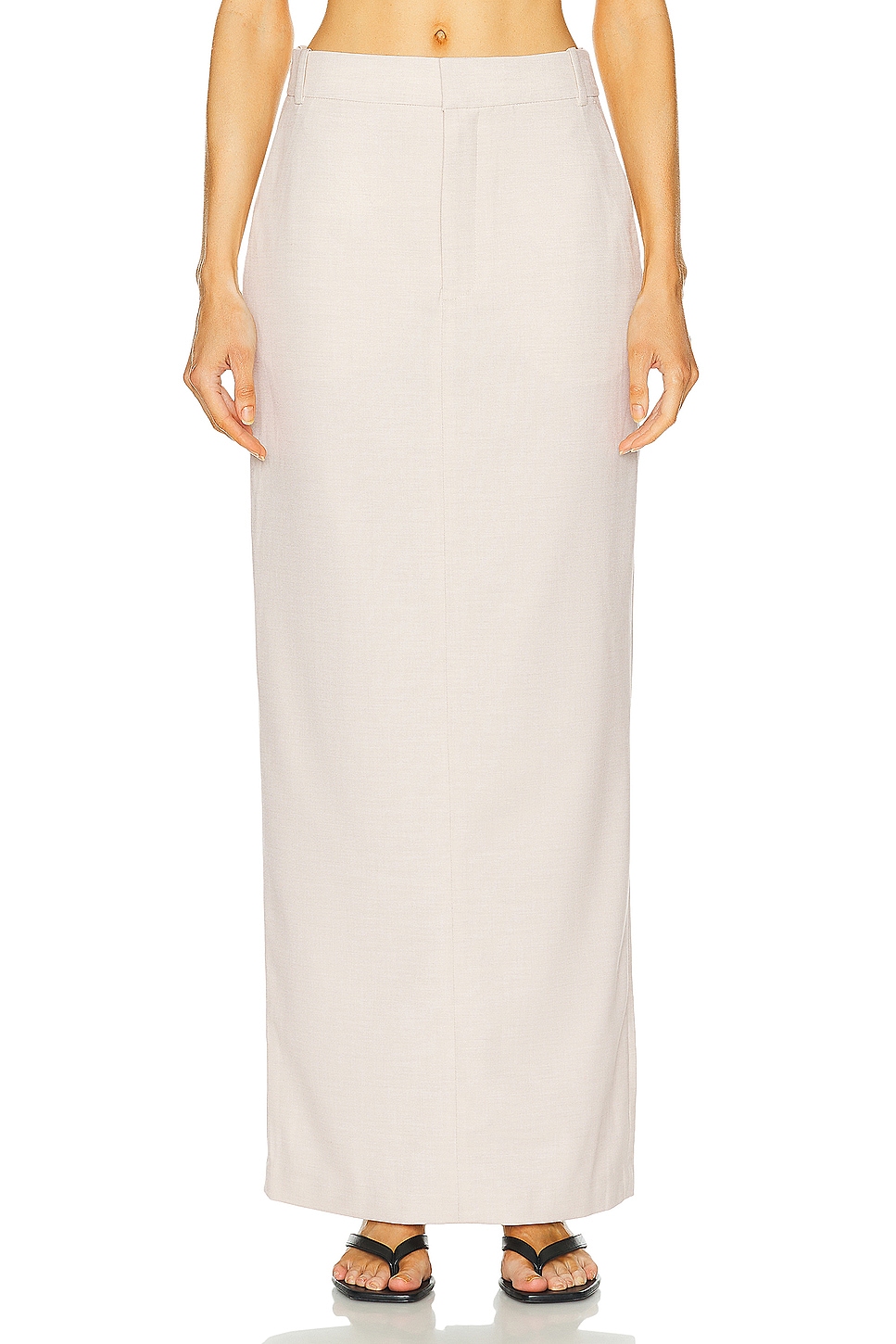 Image 1 of L'Academie by Marianna Hendry Maxi Skirt in Beige
