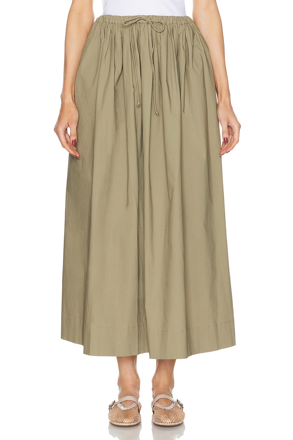 Image 1 of L'Academie by Marianna Simone Maxi Skirt in Olive