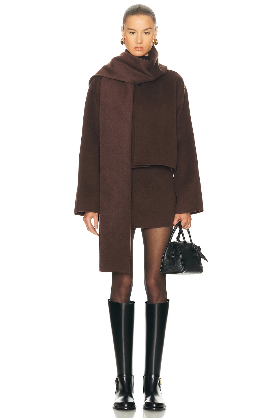 L'Academie - by Marianna Milly Wool Mini Skirt | Plush