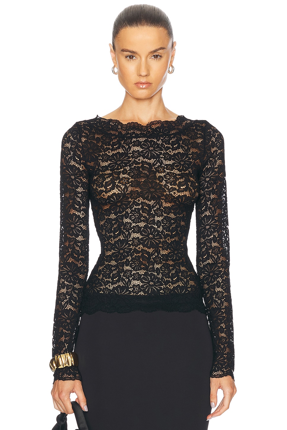 by Marianna Hollis Top in Black