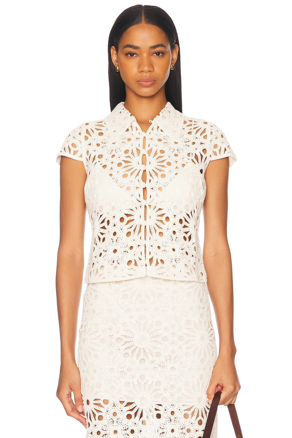 Shop L'academie By Marianna Shay Top In Beige