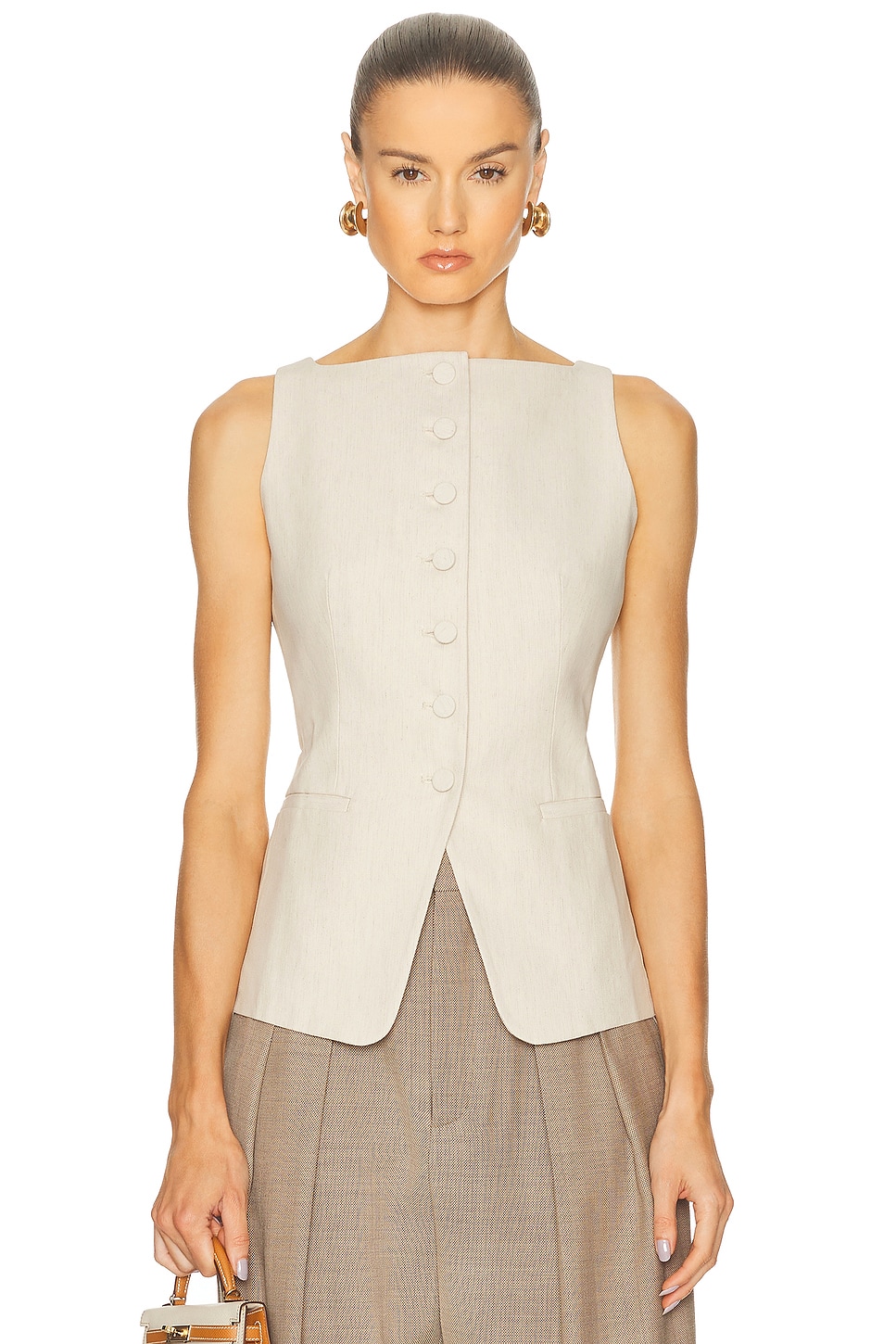 L'academie By Marianna Ami Top In White