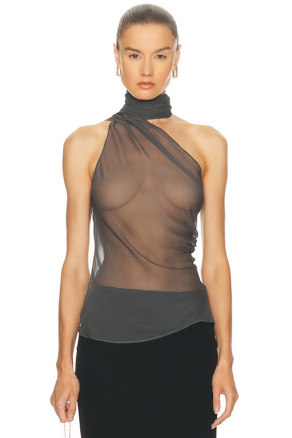 Image 1 of L'Academie by Marianna Mei Top in Gray