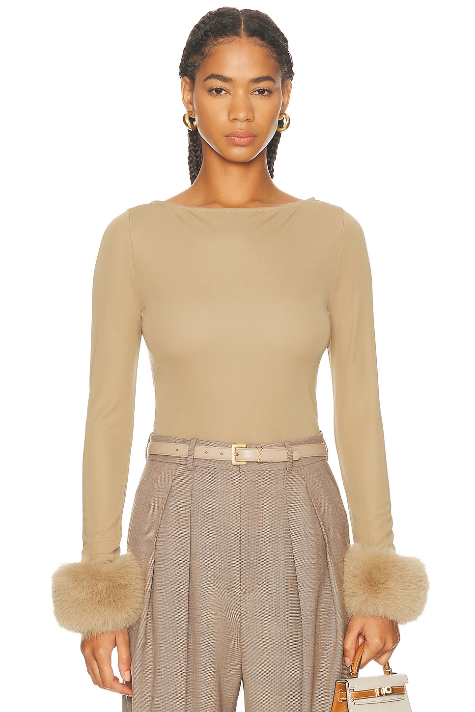 Image 1 of L'Academie by Marianna Dinara Top in Taupe