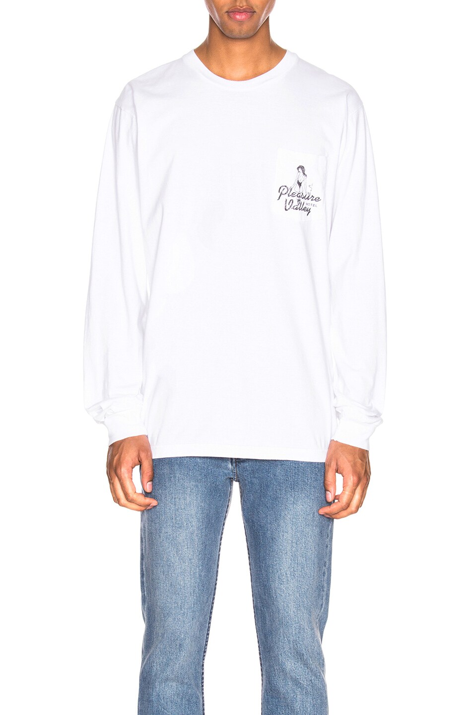 Image 1 of LOCAL AUTHORITY for FWRD Pleasure Motel Long Sleeve Tee in White