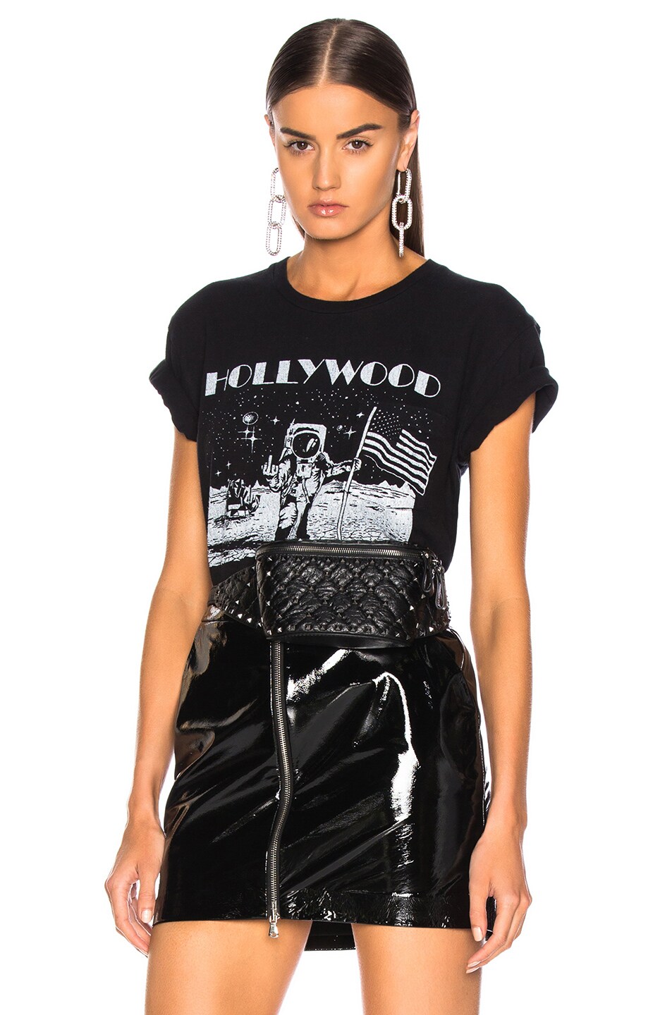 Image 1 of LOCAL AUTHORITY Hollywood Studios Pocket Tee in Black