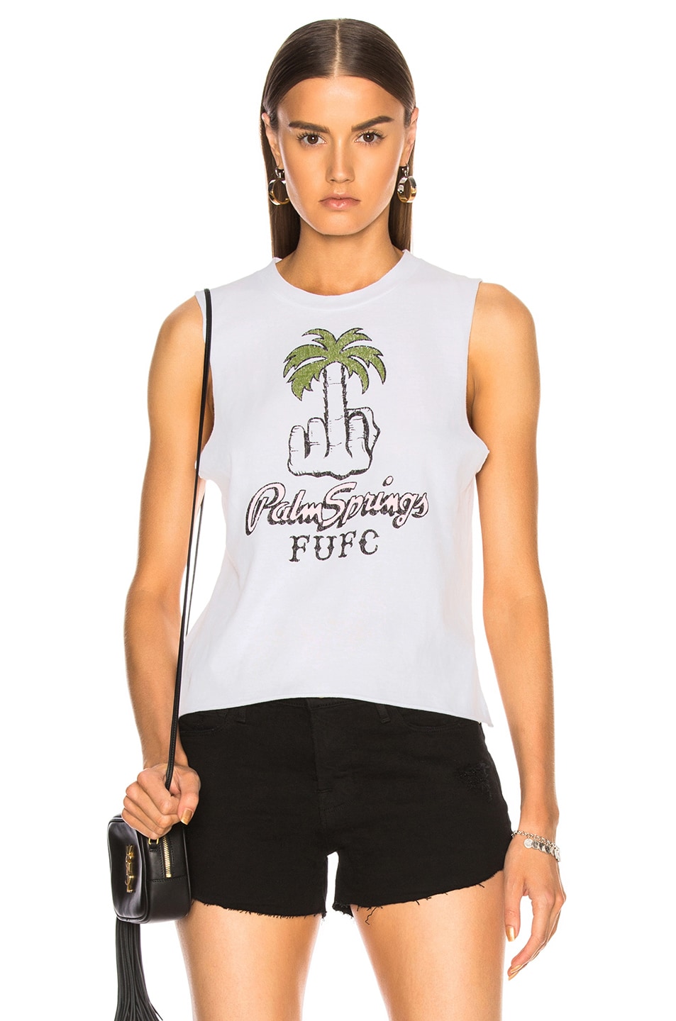Image 1 of LOCAL AUTHORITY for FWRD FUFC Palm Springs Tank Top in White