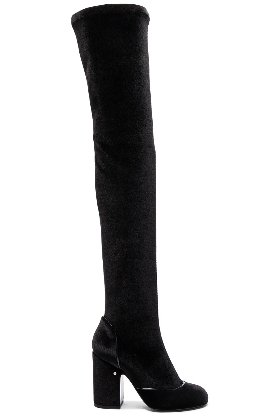 Image 1 of Laurence Dacade Velvet Madison Boots in Black
