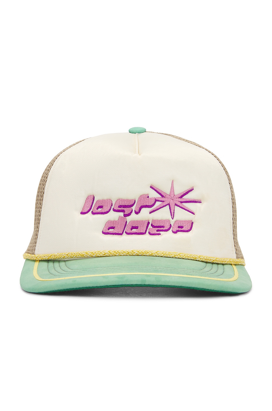 Nostalgia Trucker Hat in Cream