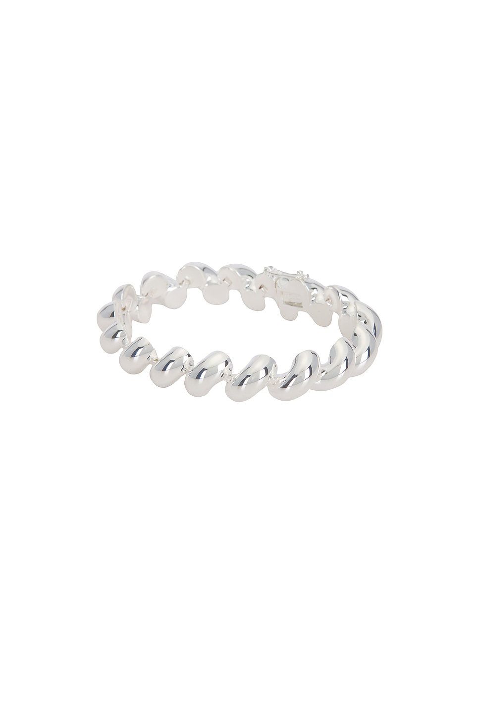 The Edith Bracelet in Metallic Silver