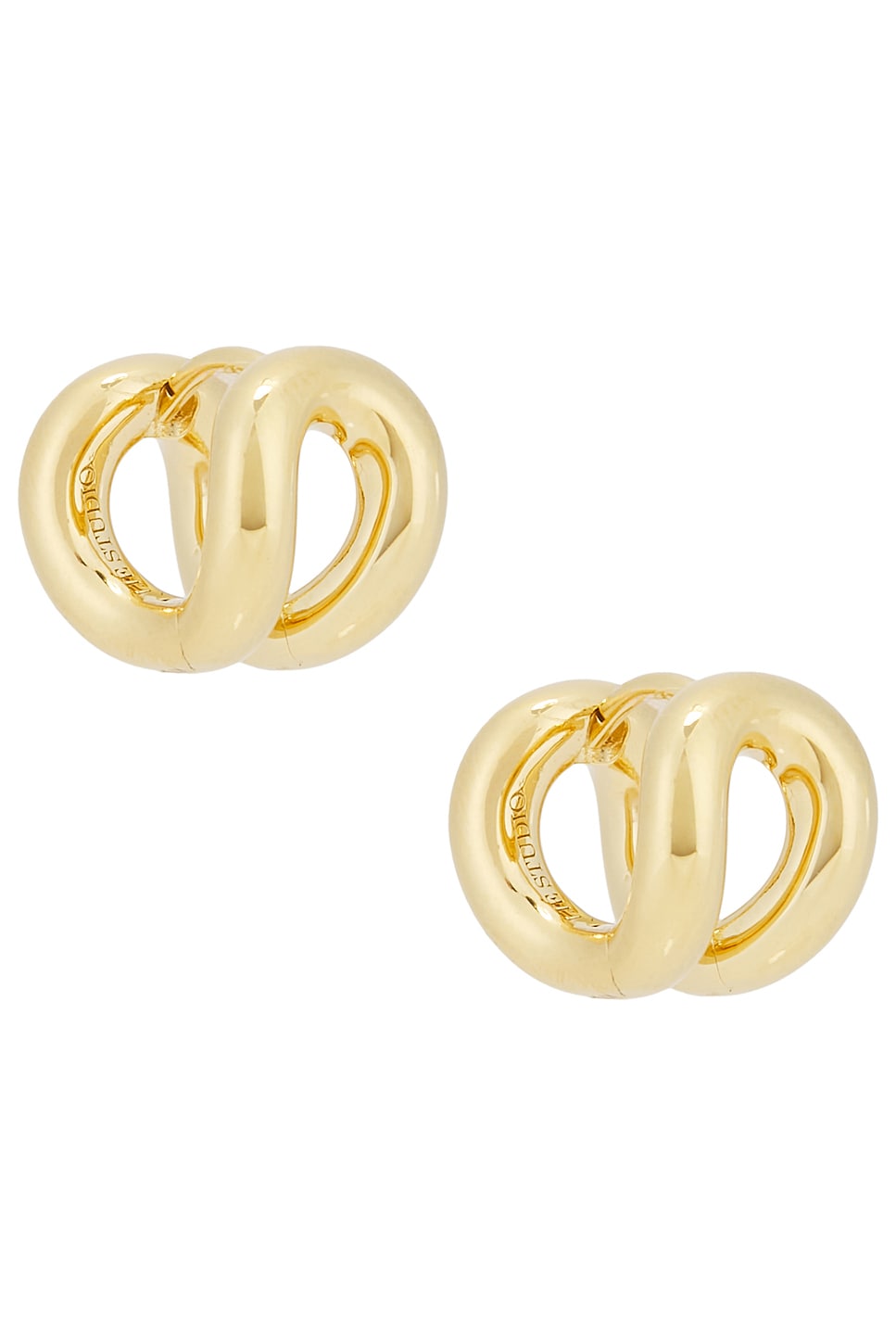 Image 1 of Lie Studio Asta Earrings in 18k Gold Plated