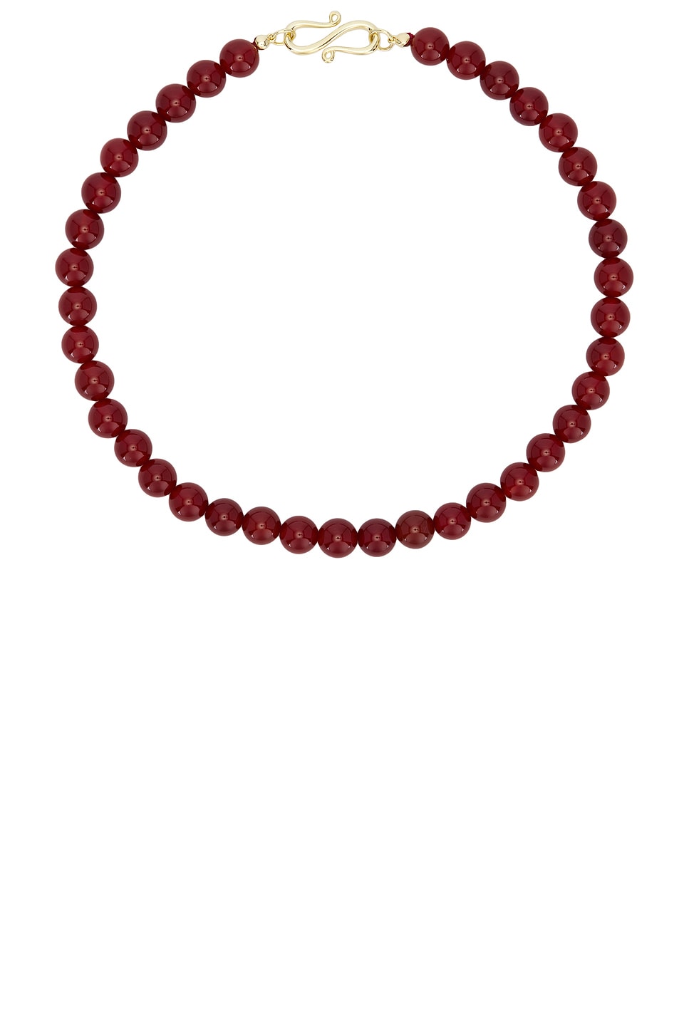Image 1 of Lie Studio Mary Necklace in Red Carnelian Stone