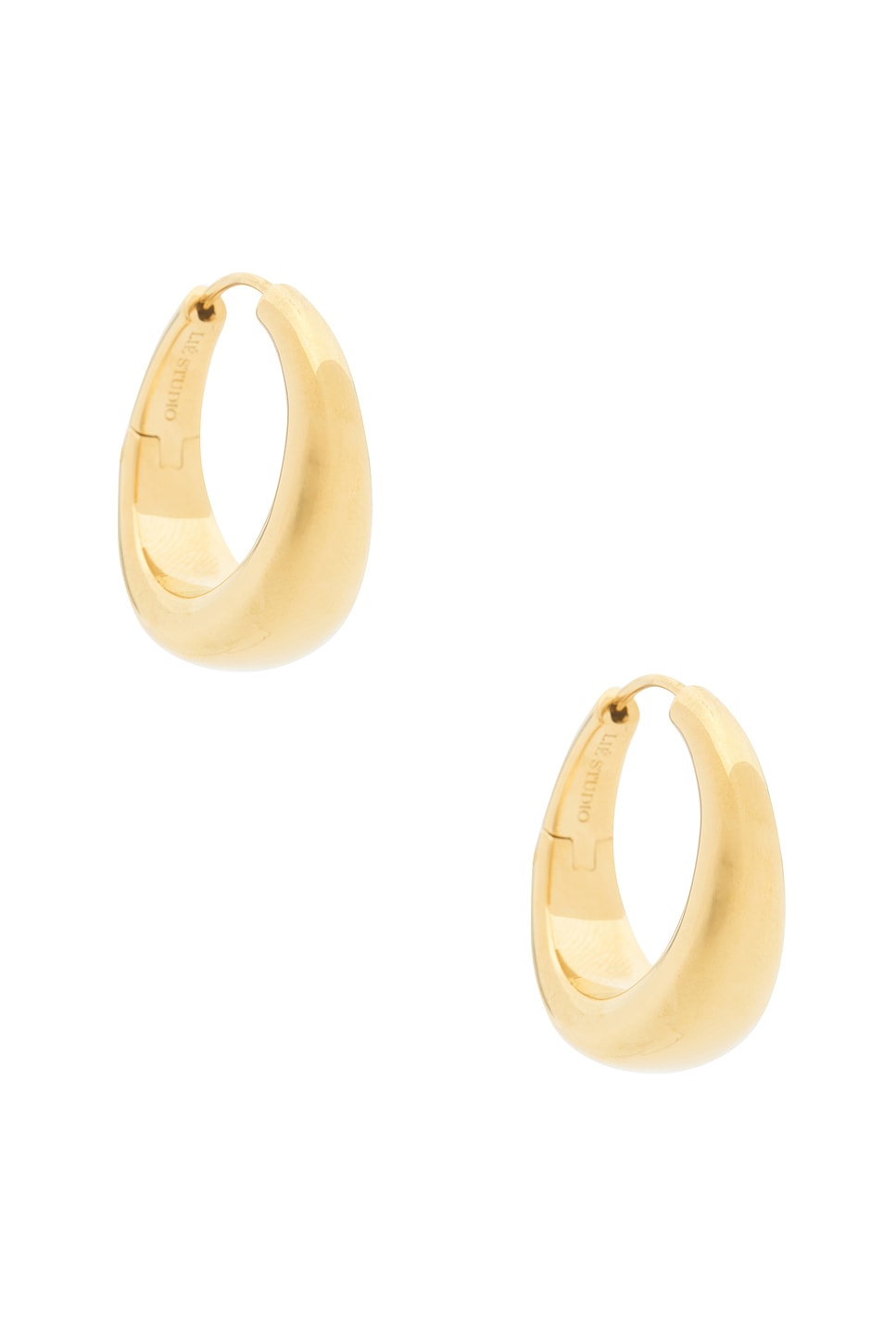 Image 1 of Lie Studio The Andrea Earrings in Gold