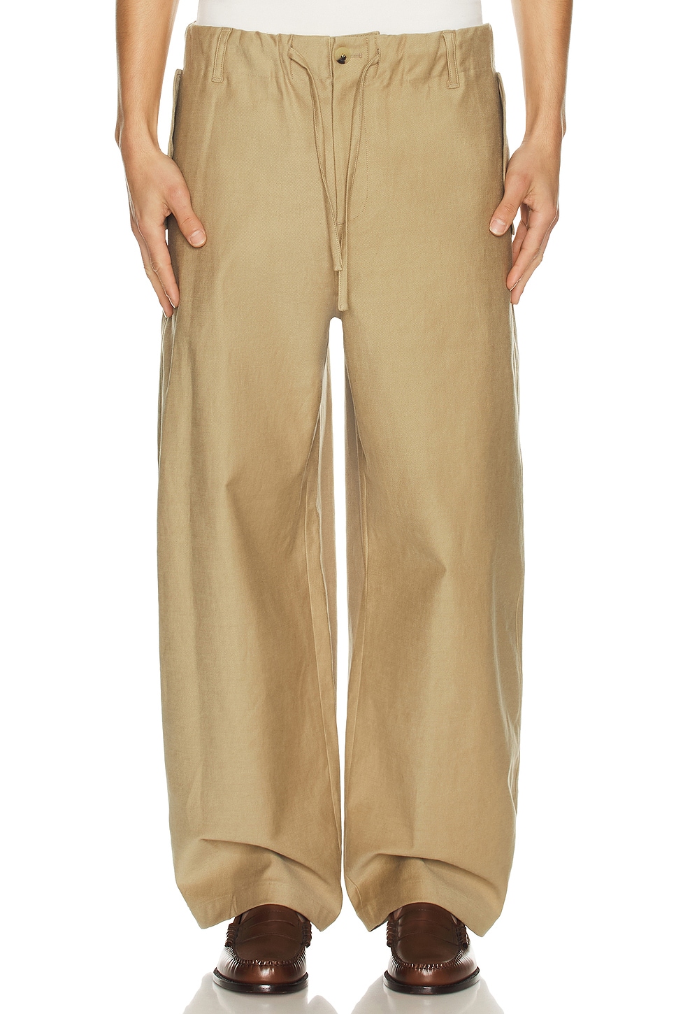 Image 1 of Le17Septembre Parachute Pants in Beige