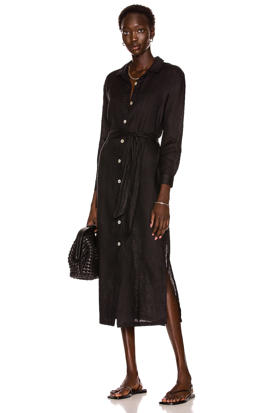 Image 1 of LE BUNS Sylvie Organic Dress in Black