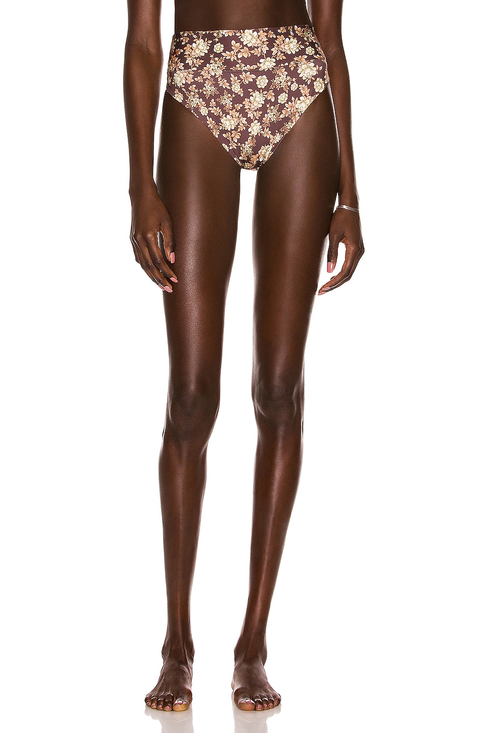 Image 1 of LE BUNS Taylor Organic Bikini Bottom in Coco Floral