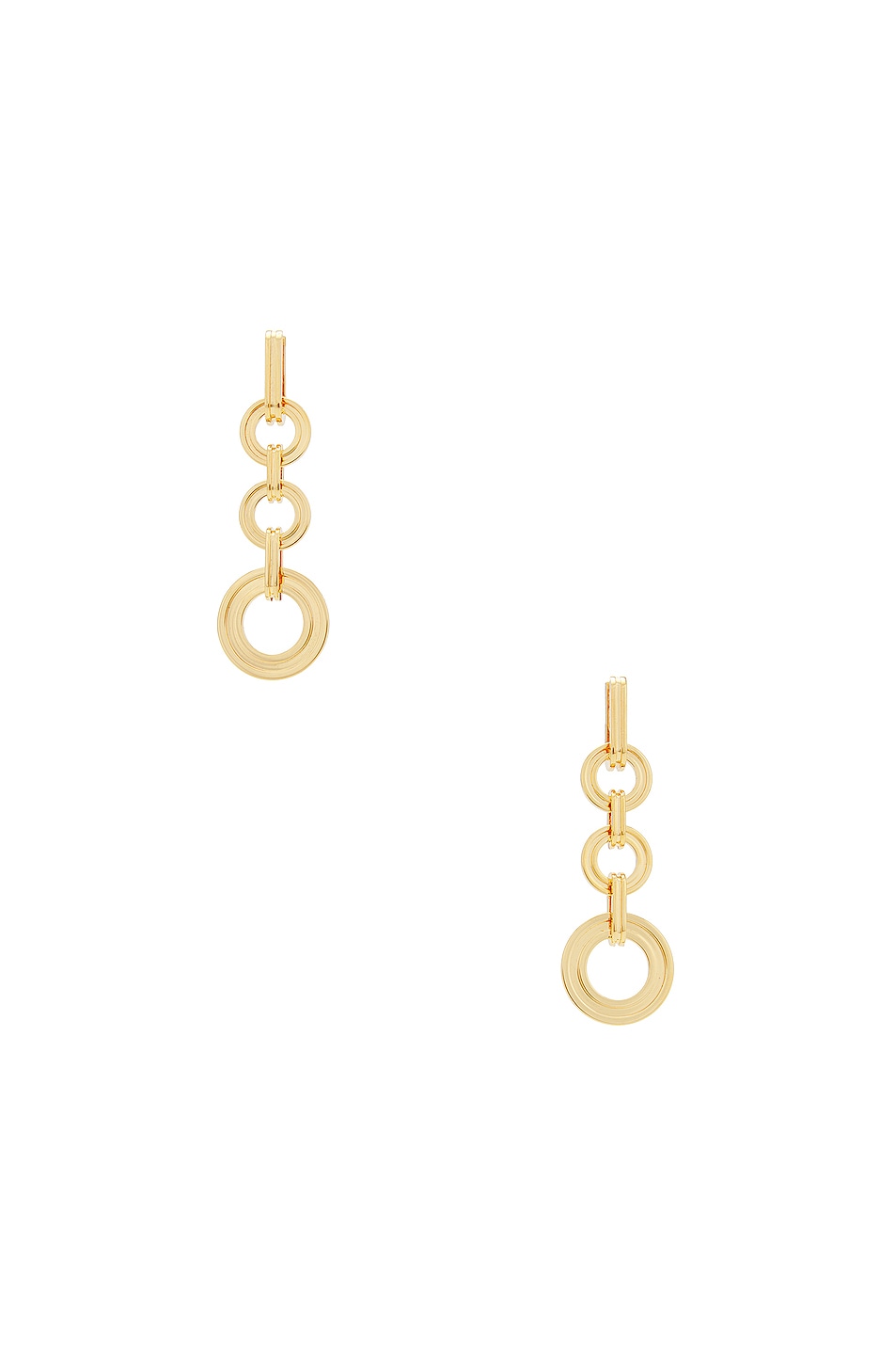 Sophia Earrings in Metallic Gold