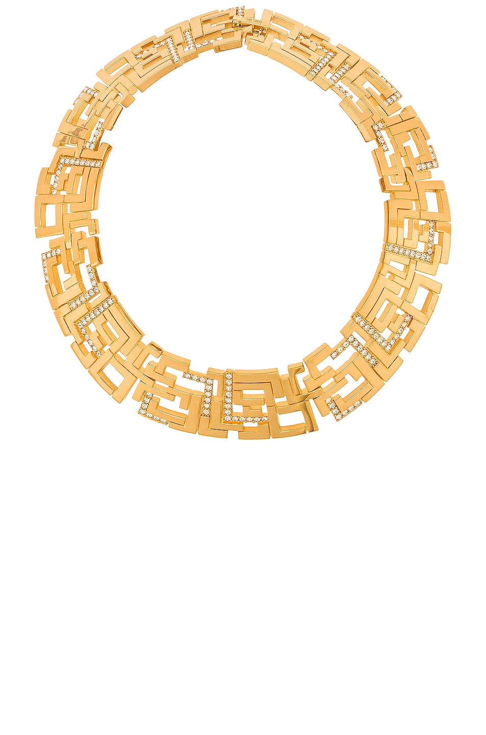 Image 1 of LEDA MADERA Goldie Necklace in Gold & Swarovski Crystals