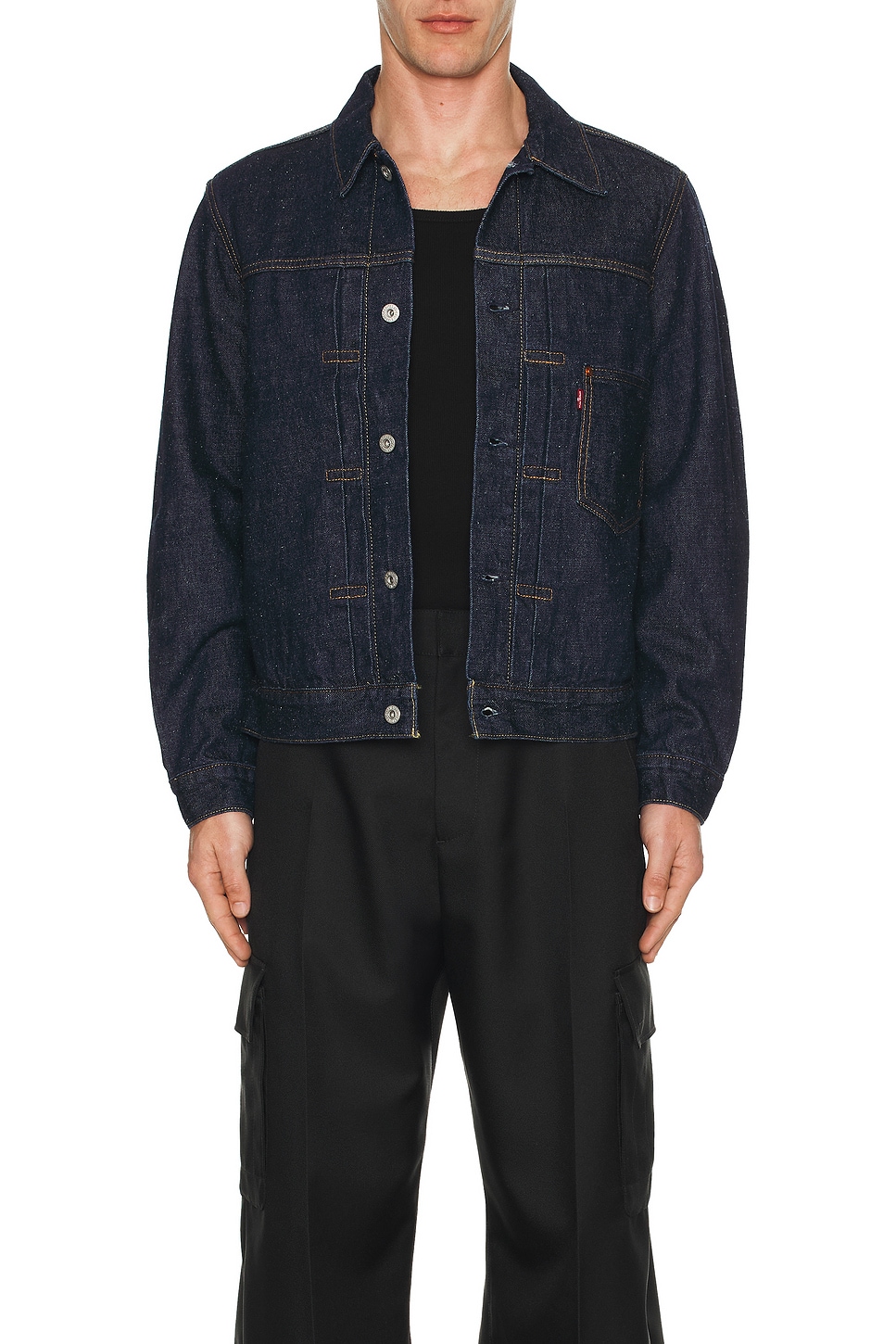 Image 1 of LEVI'S Type I Trucker Jacket in Roll Up Seledge