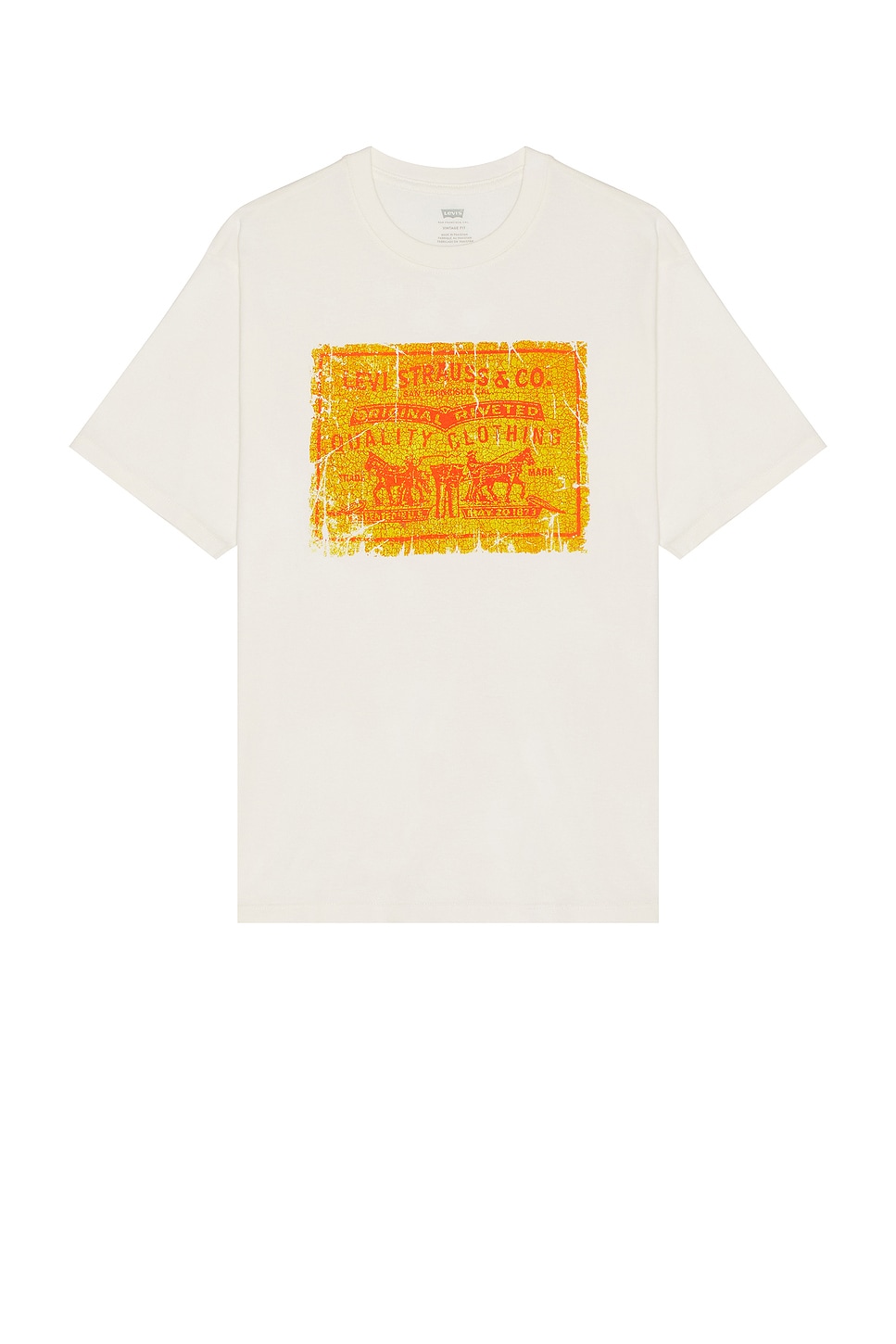 Vintage Graphic Tee in Cream