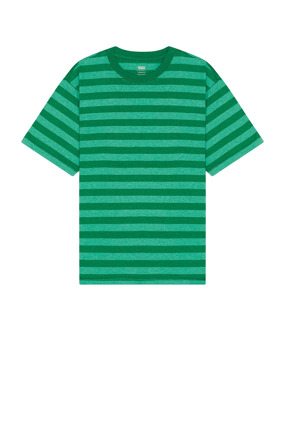Red Tab Vintage Tee in Green