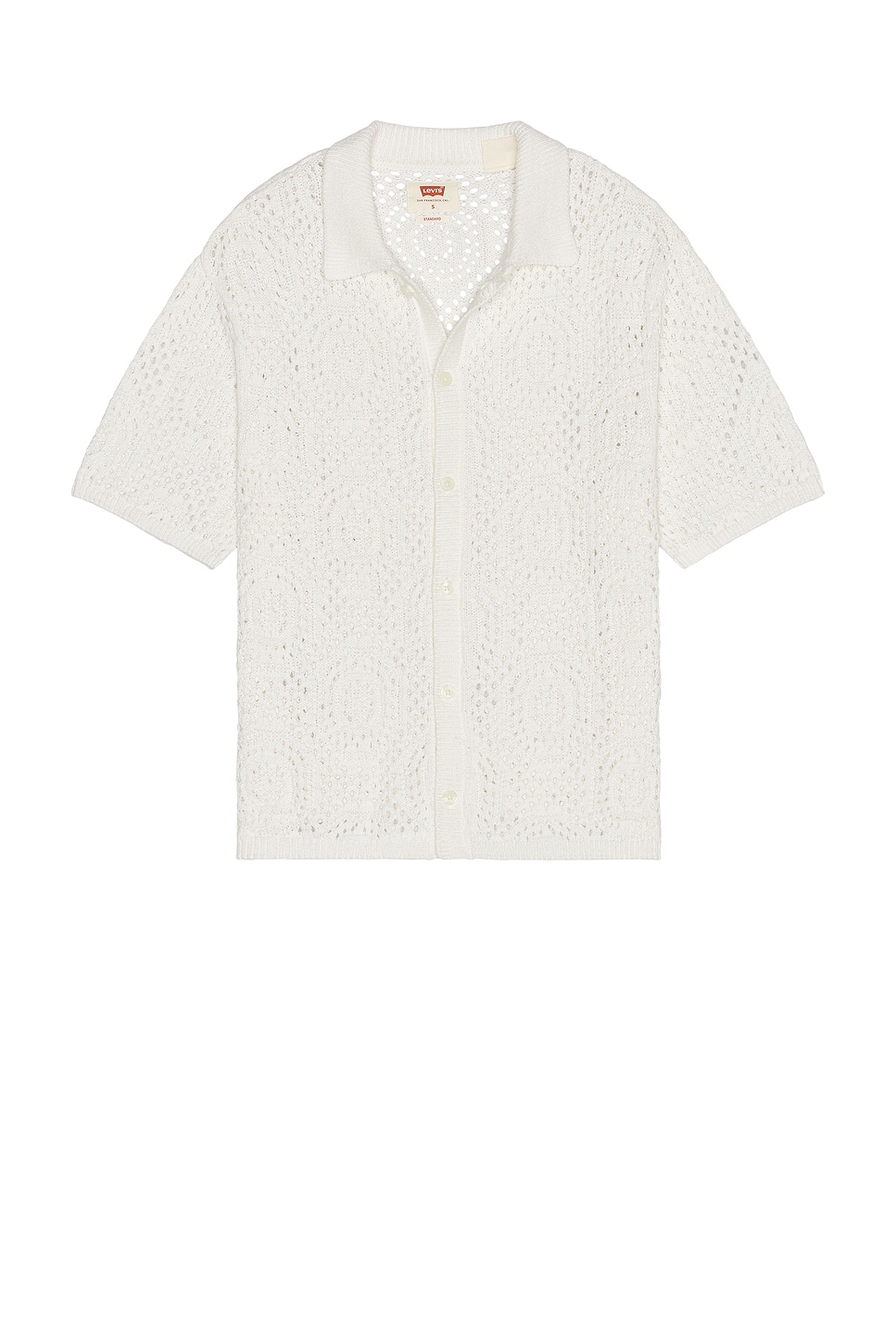 Sweater Camp Shirt in Cream