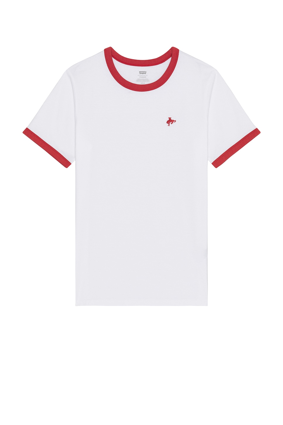 Retro Ringer Tee in White