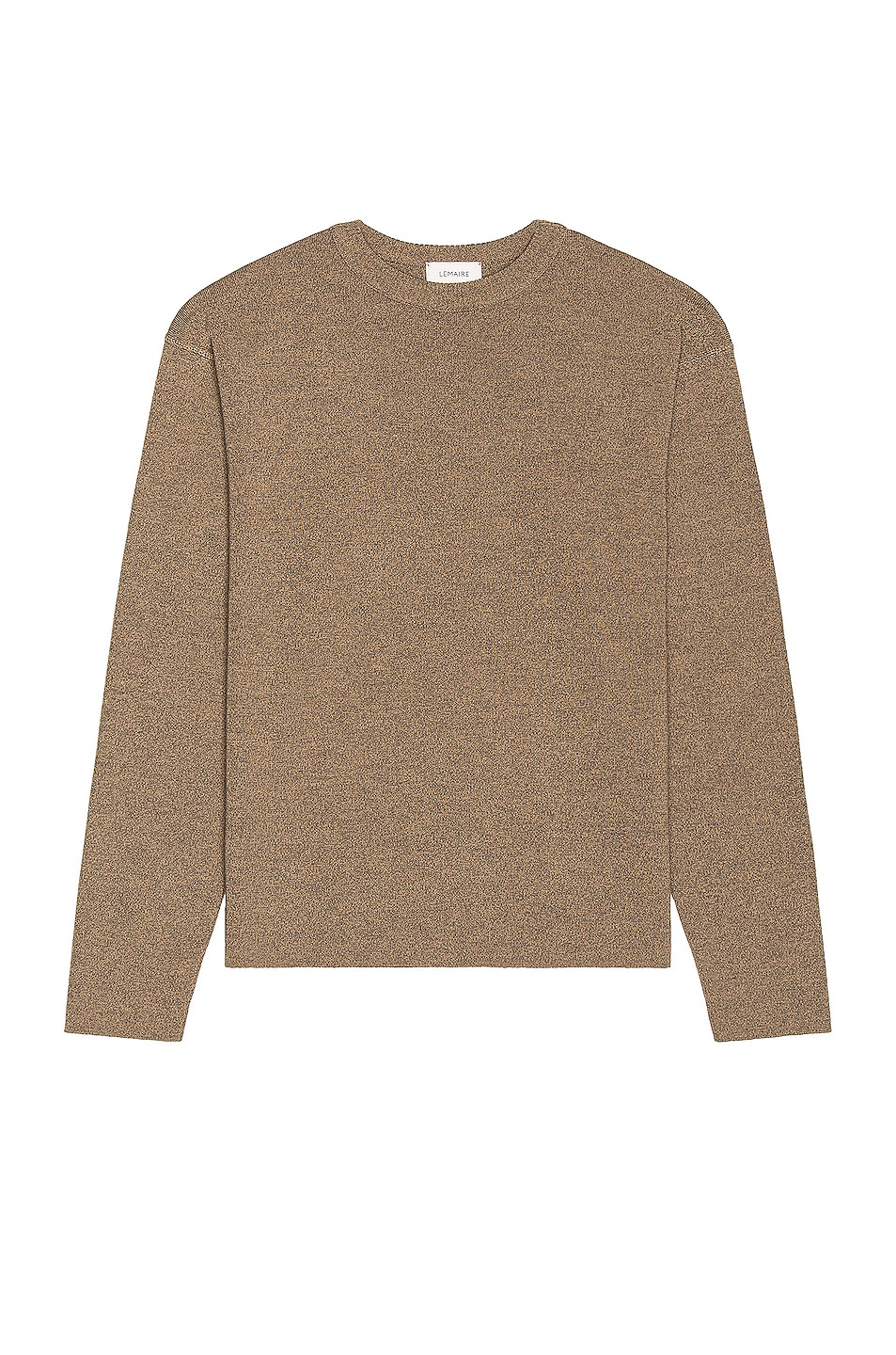 Image 1 of Lemaire Crew Neck Rib Sweater in Mustard Chine