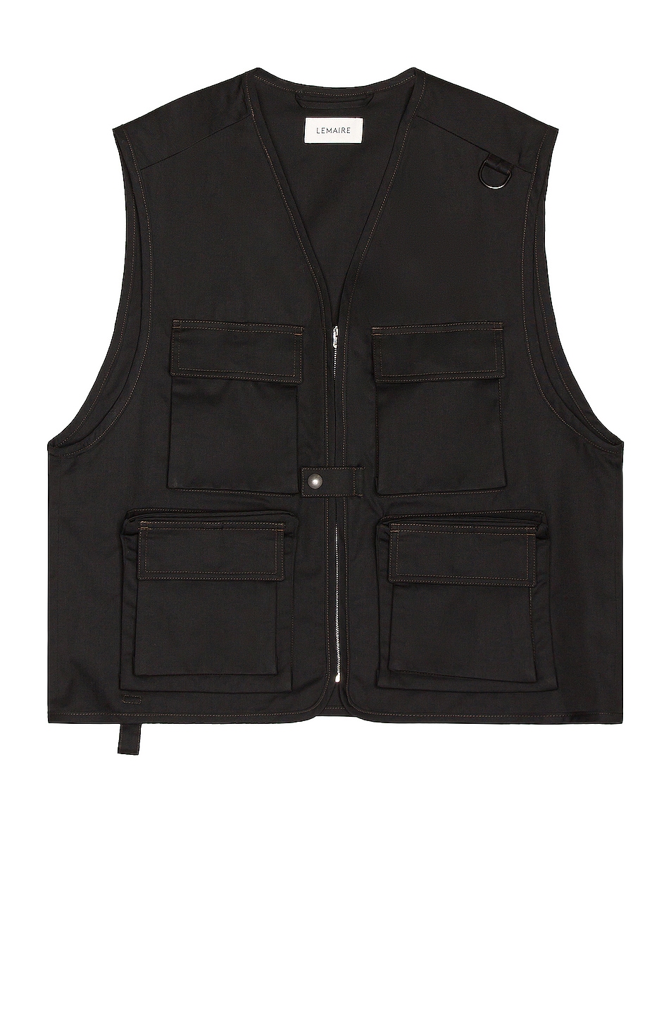 Image 1 of Lemaire Reporter Vest in Black