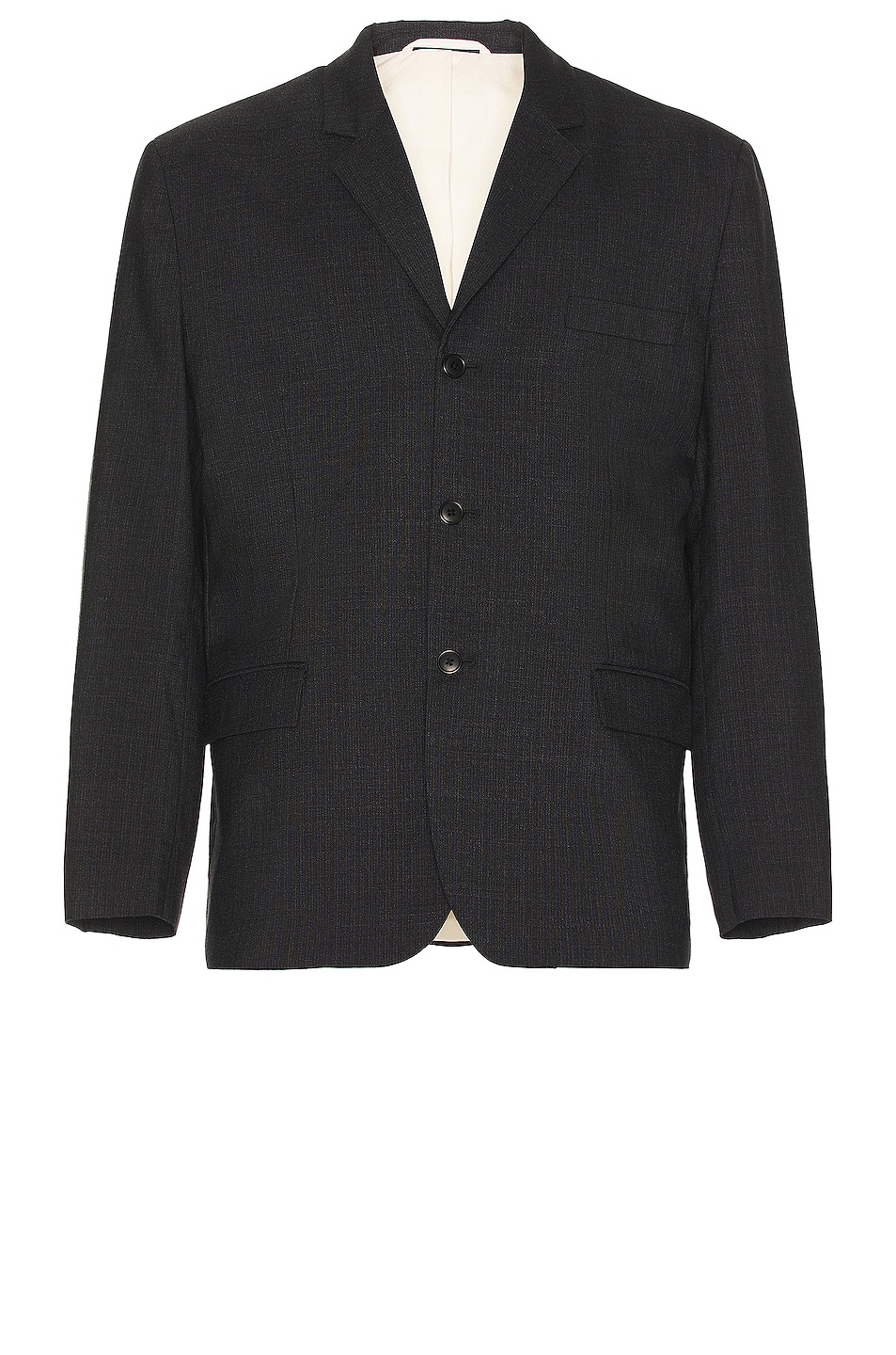 Image 1 of Lemaire 3 Button Jacket in Anthracite Chine
