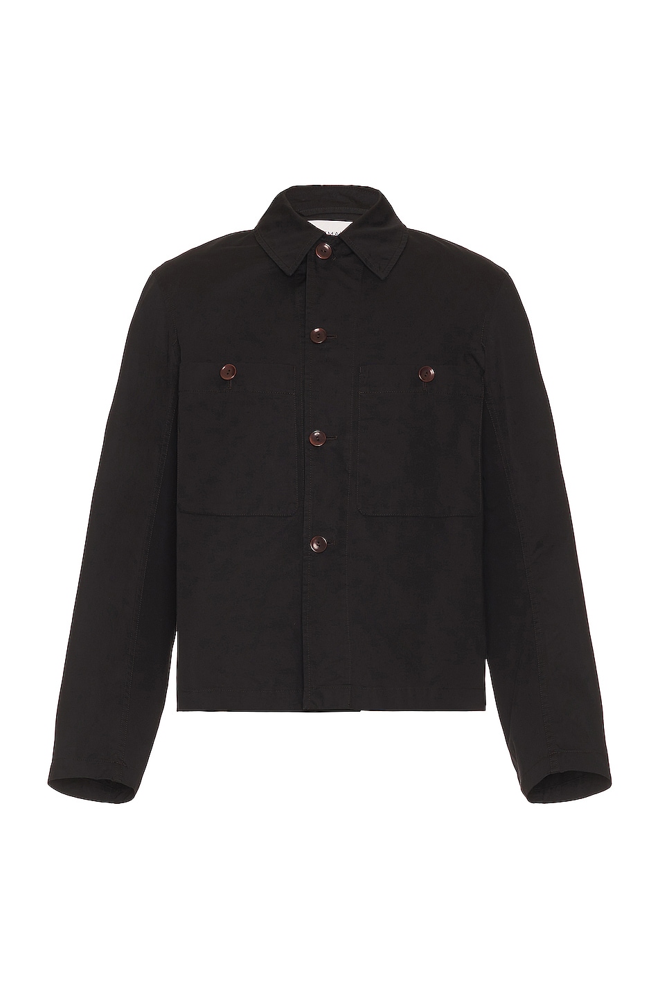 Image 1 of Lemaire Military Overshirt in Black