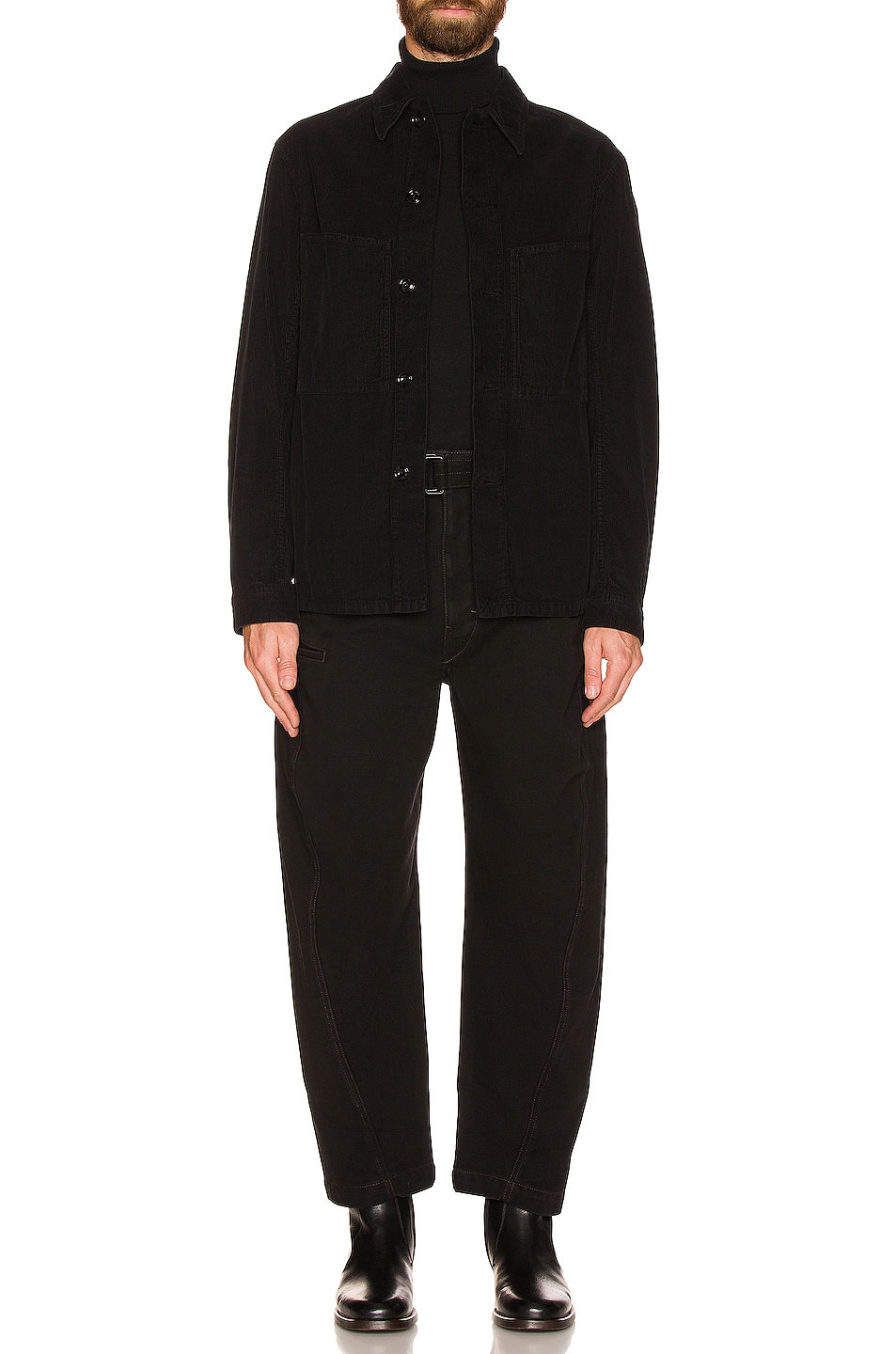 Image 1 of Lemaire Twisted Pants in Black