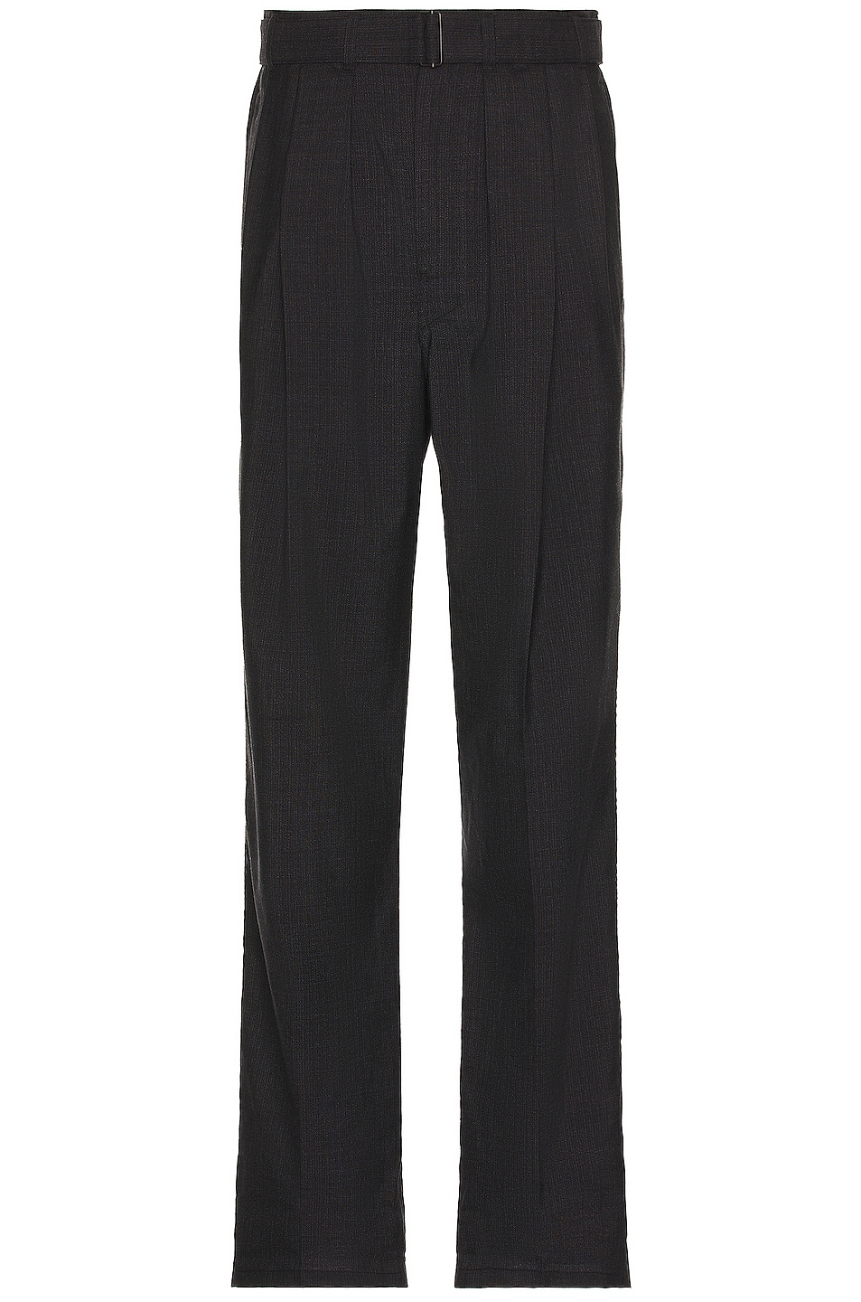Image 1 of Lemaire Loose Pleated Pants in Anthracite Chine