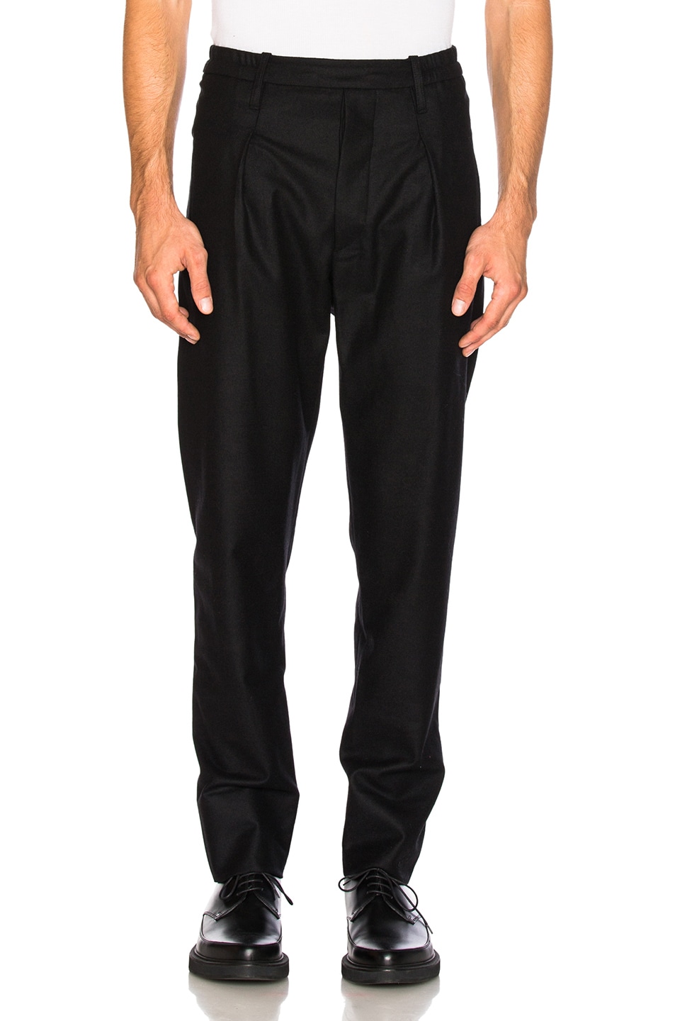 Image 1 of Lemaire Elasticated Pants in Black