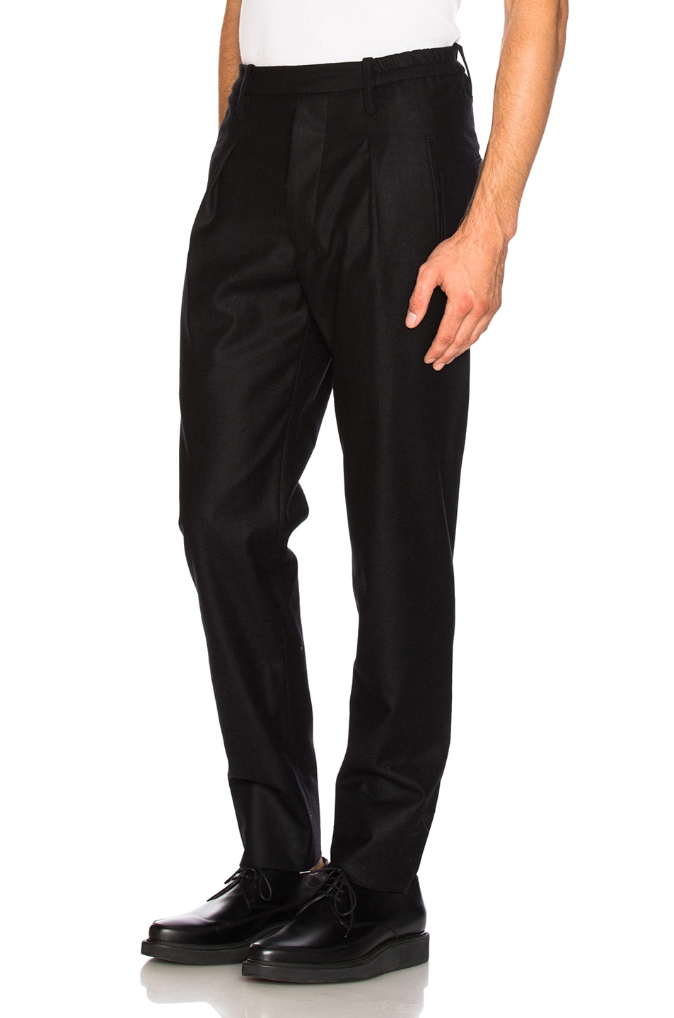 Lemaire Elasticated Pants in Black | FWRD