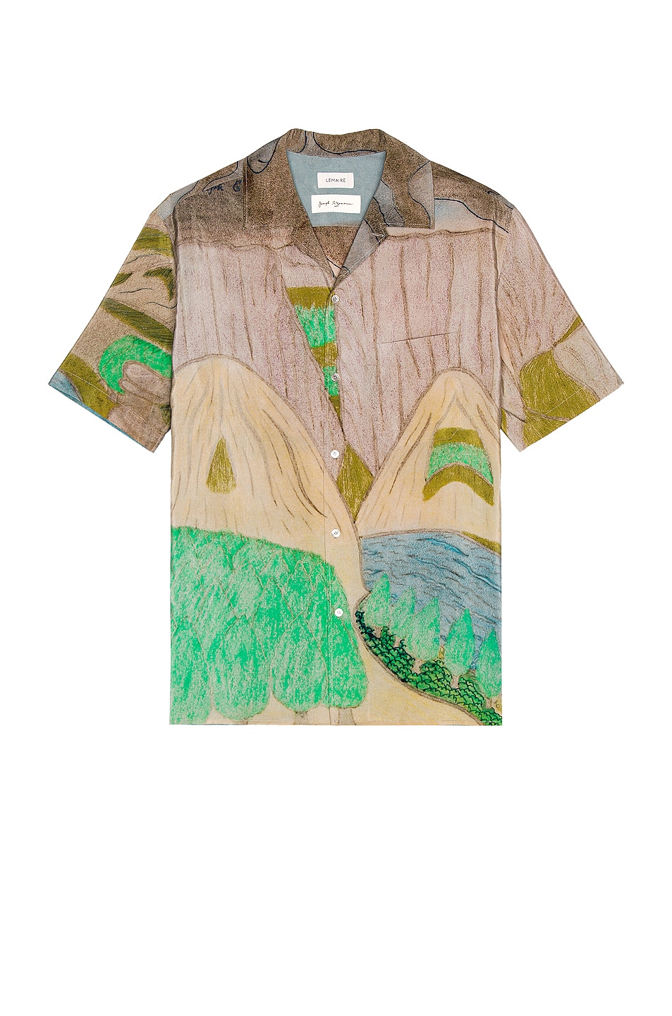 Image 1 of Lemaire Yoakum Shirt in Multicolor