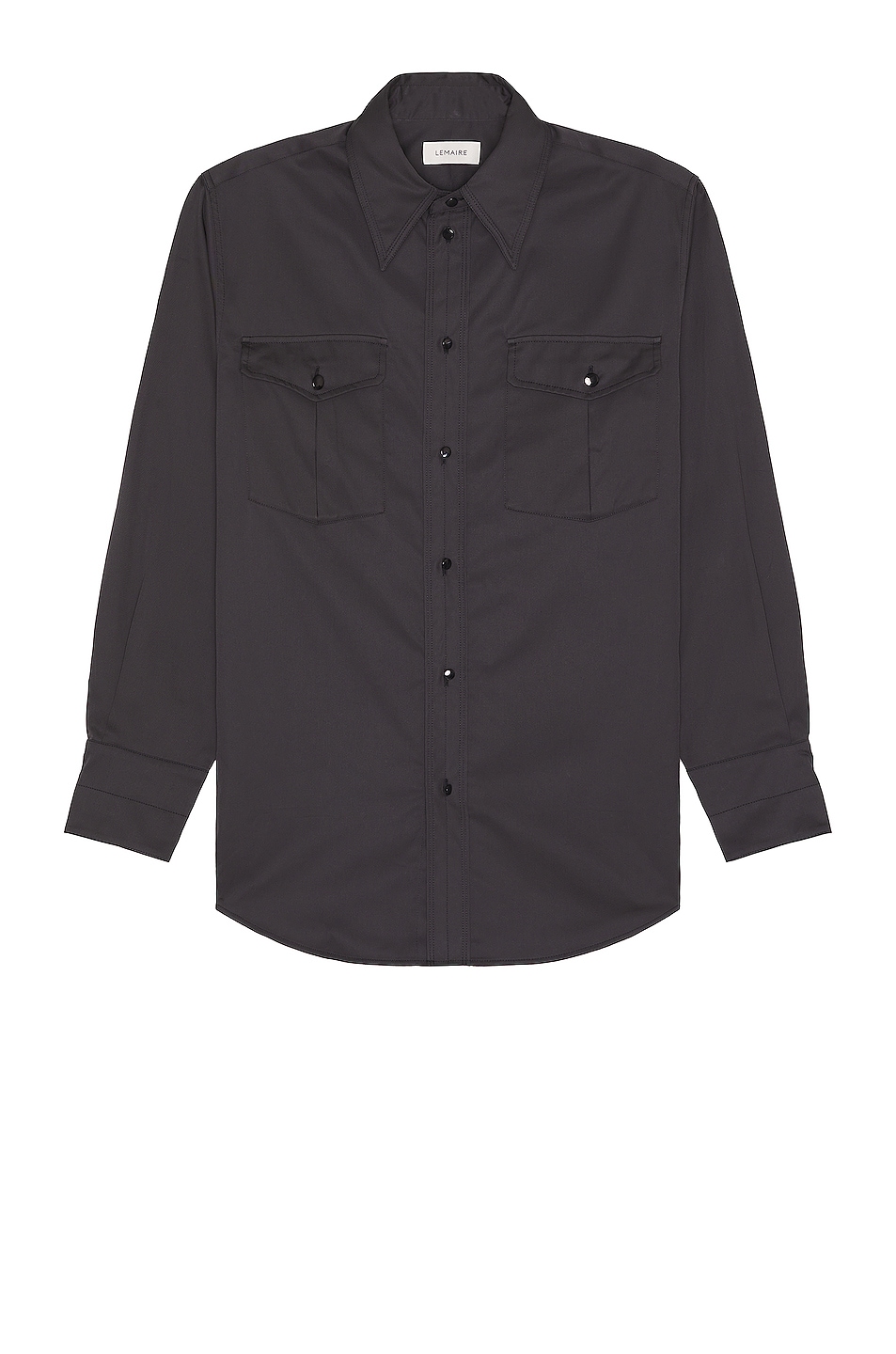 Image 1 of Lemaire Western Shirt in Zinc