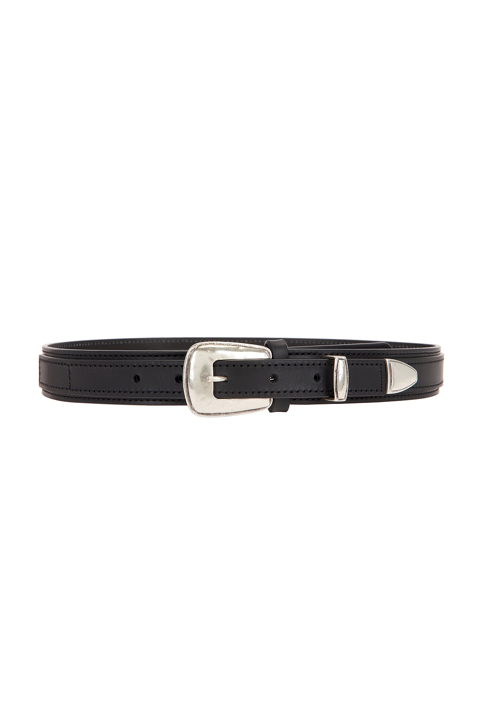 Lemaire Minimal Western Belt In Black