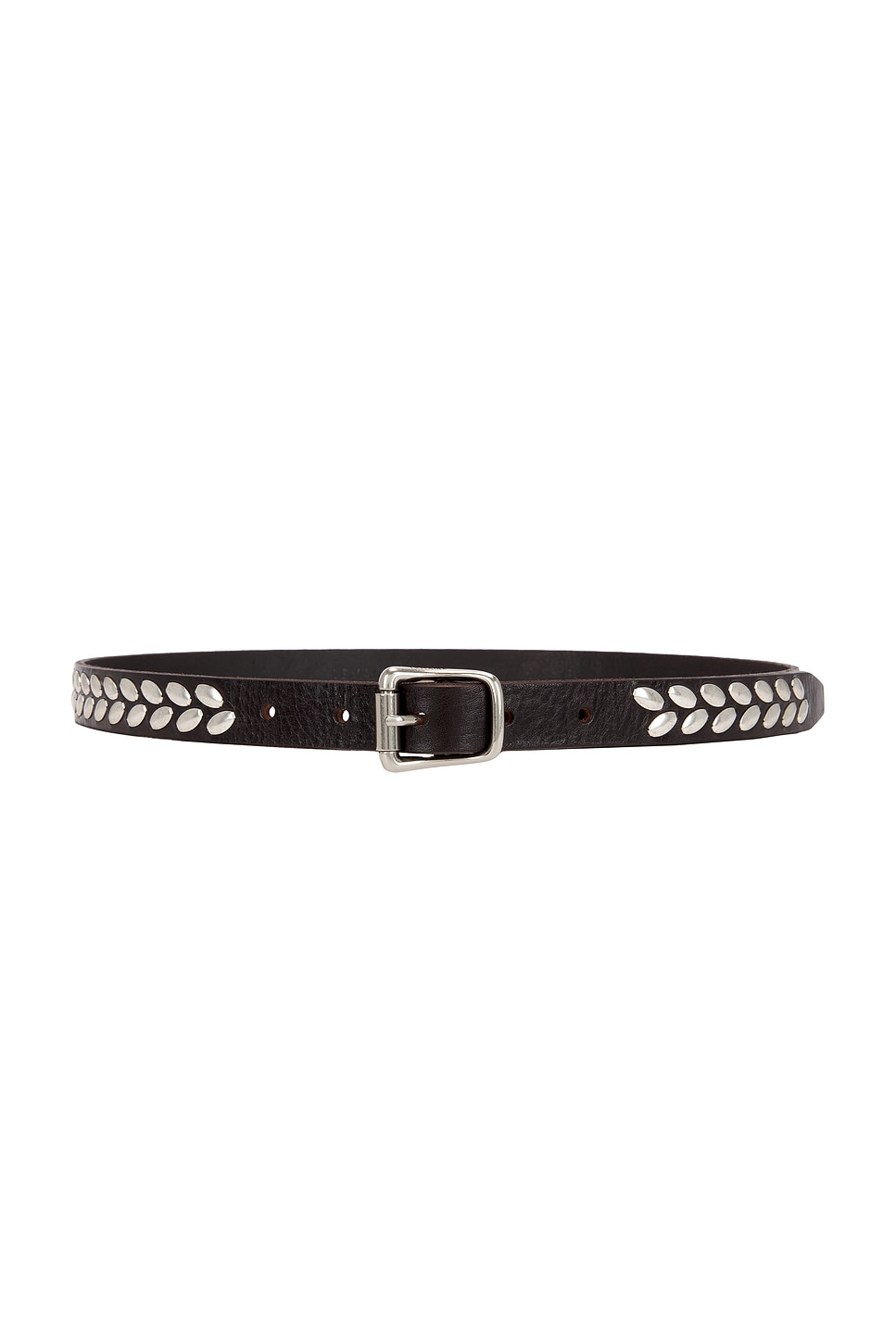 Almond Stud Belt in Brown
