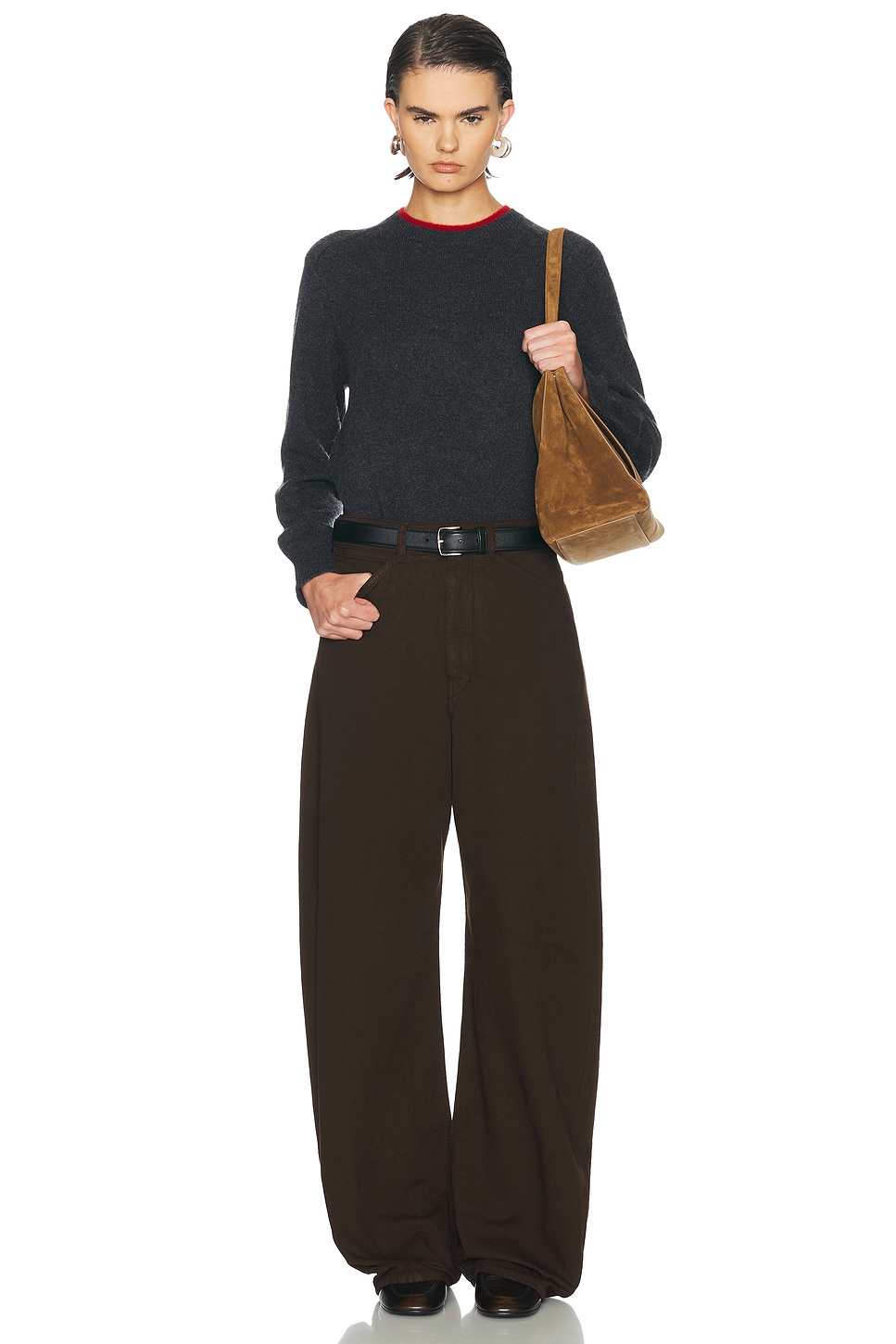 Lemaire High Waisted Curved Pants