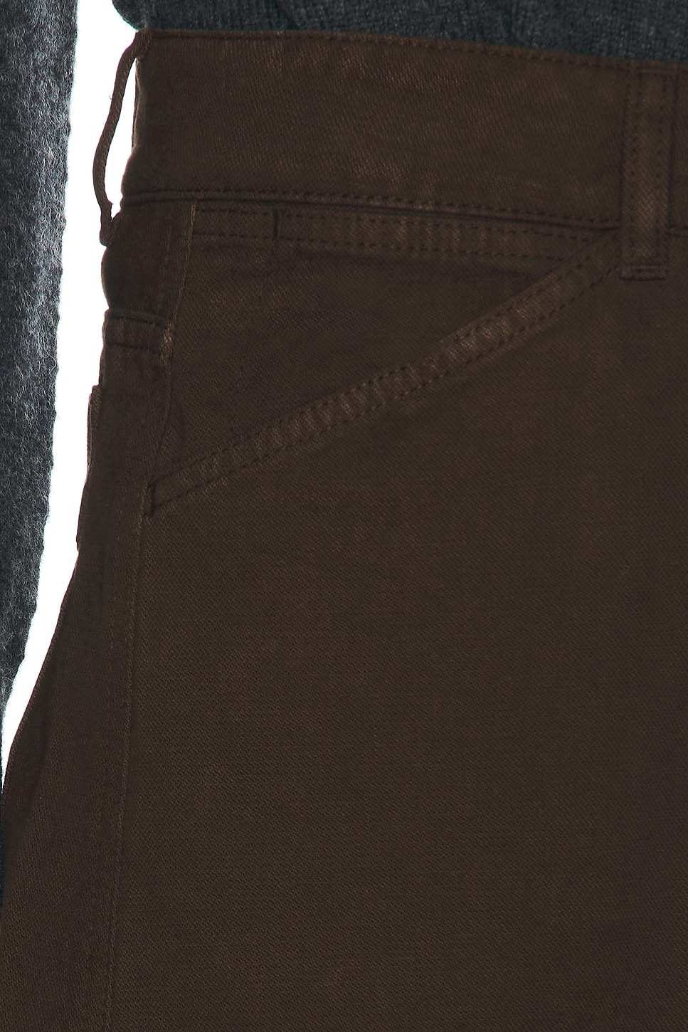 High Waisted Curved Pants