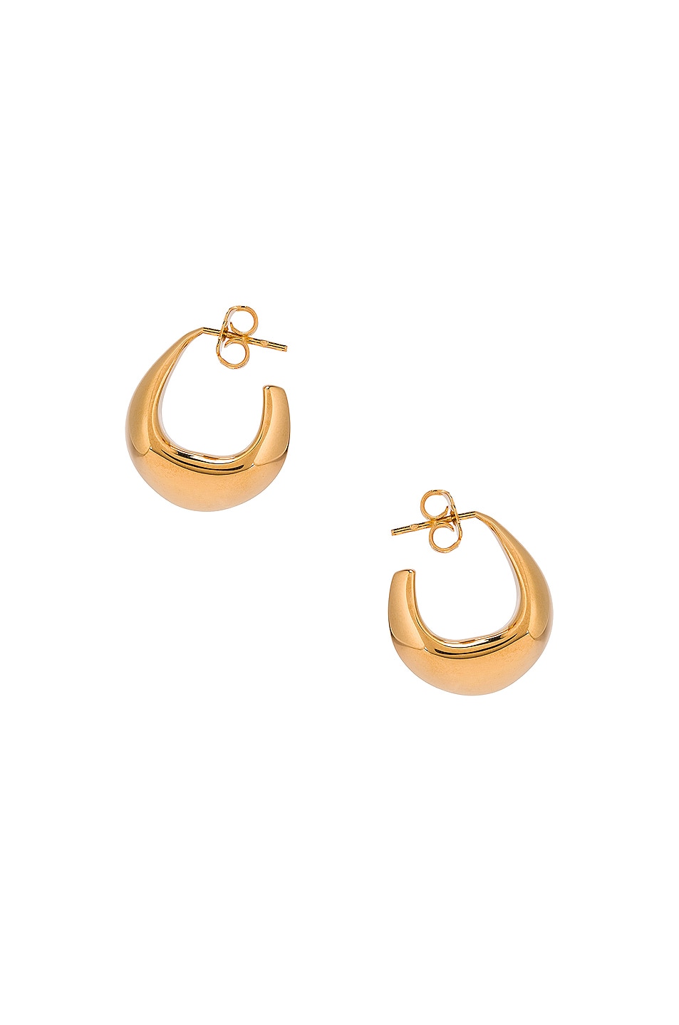 Image 1 of Lemaire Mini Drop Earrings in Light Gold
