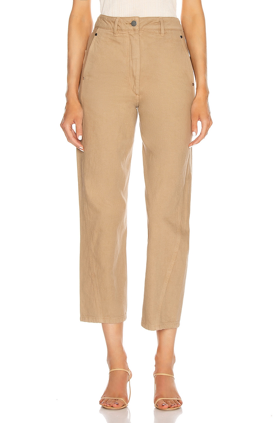 Image 1 of Lemaire Twisted Pant in Beige